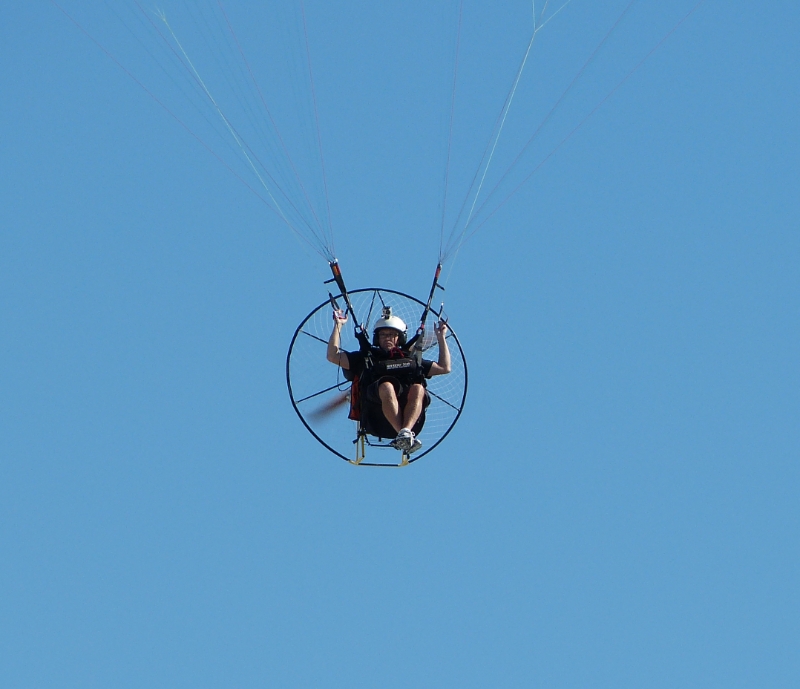 Paraglider Closeup